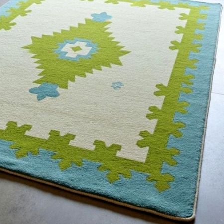 Southwestern Geometric Wool Rug